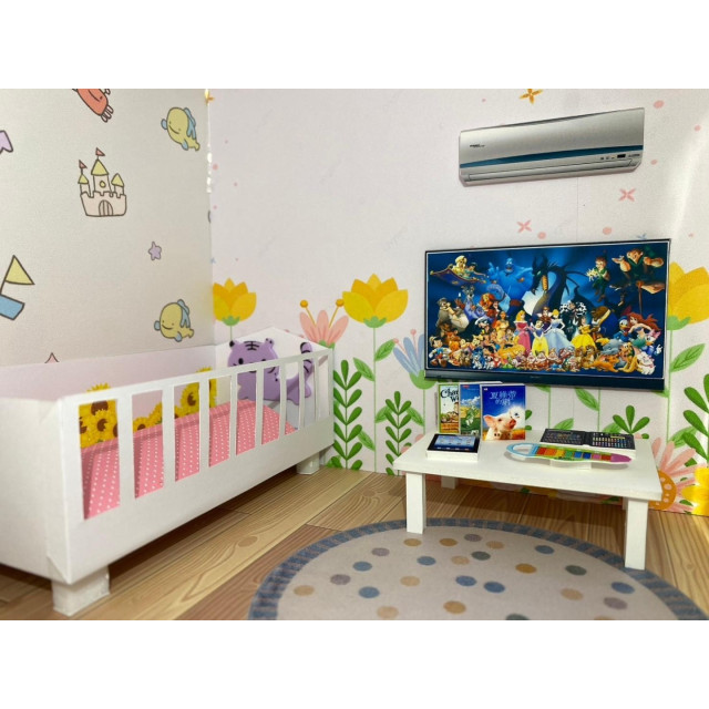 【順心】紙紮嬰兒房 紙紮小孩房 嬰兒 baby 紙紮溜滑梯 溫馨 紙紮屋 兒童 往生 溫馨 拜拜 現貨 紙紮 木馬 庫錢