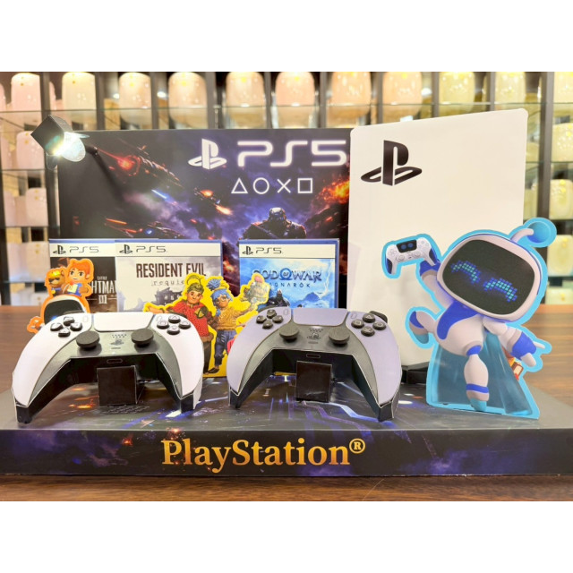 【順心】紙紮PS5 紙紮屋 台製 遊戲機 遊戲 手把 電動 紙紮玩具 成人 兒童 往生 金紙 消遣 紙紮 現貨