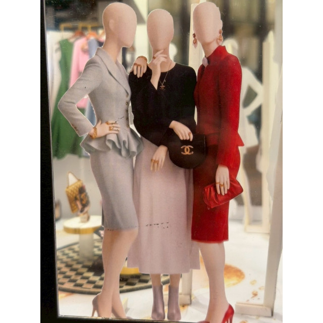 【順心】紙紮香奈兒女裝店 紙紮商店 紙紮屋 服飾店 項鍊 鞋子 高跟鞋 包包 女裝 衣服 往生 商店 紙紮 現貨