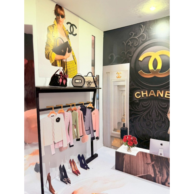【順心】紙紮香奈兒女裝店 紙紮商店 紙紮屋 服飾店 項鍊 鞋子 高跟鞋 包包 女裝 衣服 往生 商店 紙紮 現貨