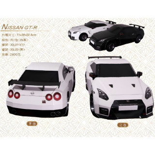 【順心】紙紮汽車 仿真Nissan GTR (黑/白) 跑車 免運 紙紮車 紙紮跑車 紙紮GT-R B317