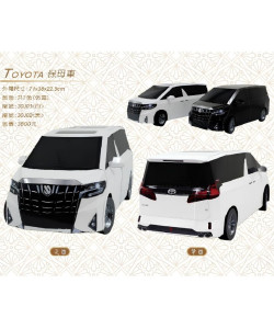 【順心】紙紮汽車 仿真TOYOTA保母車 阿法 (黑/白) 紙紮車 行照 休旅車 紙紮 往生 祭祀