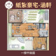 【順心】紙紮豪宅 涵軒 (三合一豪華版) 紙紮屋 紙紮房 紙紮別墅 汽車 花園 精緻紙紮 紙紮 往生 現貨