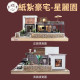 【順心】紙紮豪宅 星麗園 (三合一豪華版) 紙紮屋 紙紮房 紙紮別墅 汽車 紙紮房 往生 紙紮 金紙 庫錢 現貨