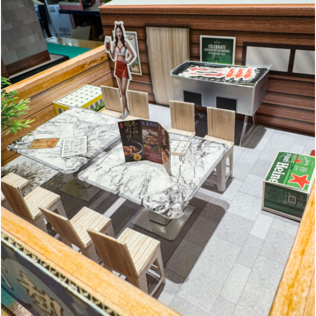 【順心】紙紮上介青熱炒店 熱炒店 紙紮餐廳 商店 海鮮 紙紮 現貨 
