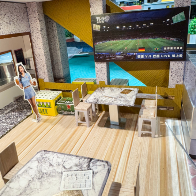 【順心】紙紮上介青熱炒店 熱炒店 紙紮餐廳 商店 海鮮 紙紮 現貨 
