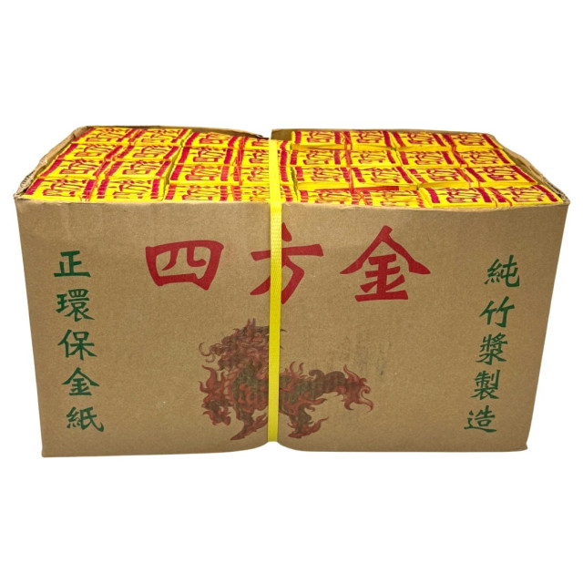 【順心】四方金 竹製 箱購 48支 環保 金紙