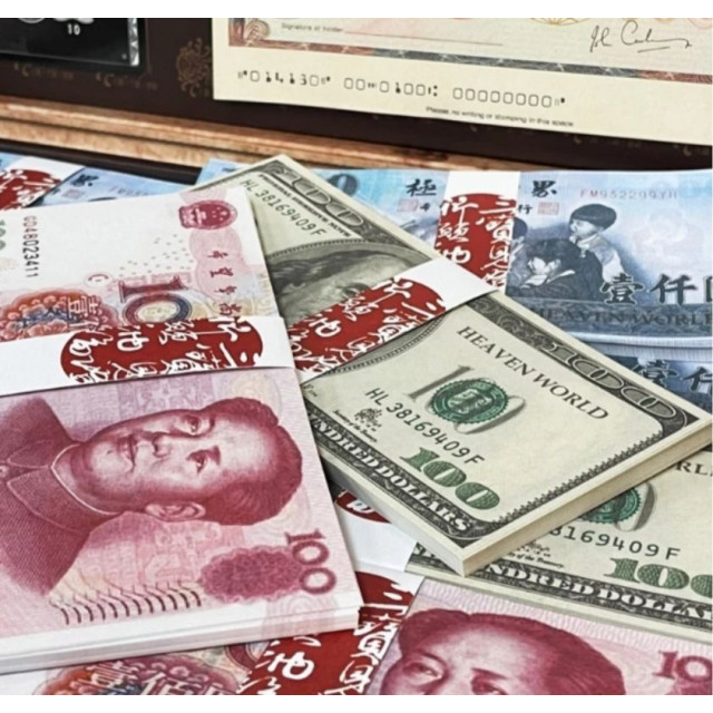 【順心】地圖皮箱 紙紮 冥鈔 護照 金融卡 信用卡 台幣 美金 禮盒 手提 往生用品 紙紮