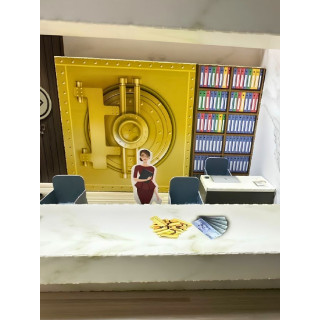 【順心】紙紮天堂銀行 金庫 紙紮商店 存錢 理財 天堂 紙紮 現貨