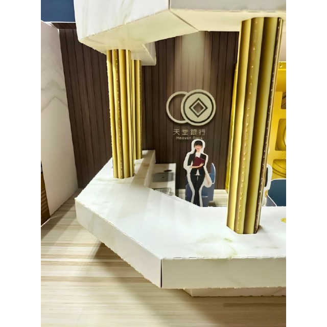 【順心】紙紮天堂銀行 金庫 紙紮商店 存錢 理財 天堂 紙紮 現貨