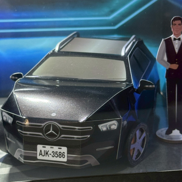 【順心】紙紮賓士汽車禮盒 (附燈光) 兩台 紙紮汽車禮盒 紙紮賓士 GLE53 附行照 車 紙紮 紙紮車 現貨