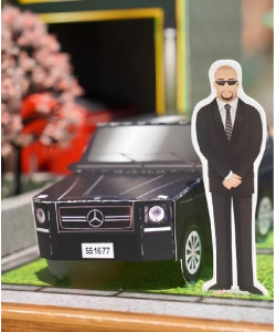 【順心】紙紮私人豪車庫 紙紮汽車 賓士 司機 收藏 豪車 高級 紙紮 現貨