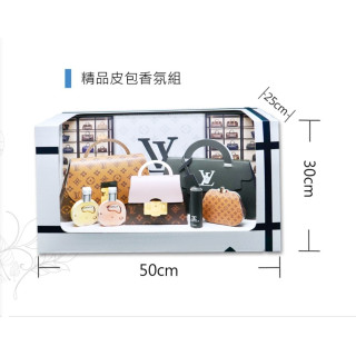 【順心】紙紮精品皮包香氛組 包包 女包 手拿包 高級精品 香水 紙紮 LV 現貨 往生 拜拜 祭祀
