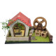 【順心】紙紮貓屋 (附LED燈) 貓咪 寵物紙紮 寵物往生 紙紮飼料 毛孩 紙紮 紙紮狗飼料 紙紮貓飼料