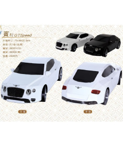 【順心】紙紮汽車 仿真賓利GT Speed (黑/白) 紙紮車 雙門 賓利 高級 往生 紙紮賓利汽車 B306