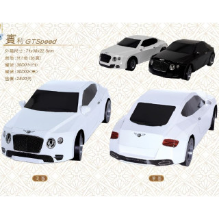【順心】紙紮汽車 仿真賓利GT Speed (黑/白) 紙紮車 雙門 賓利 高級 往生 紙紮賓利汽車 B306